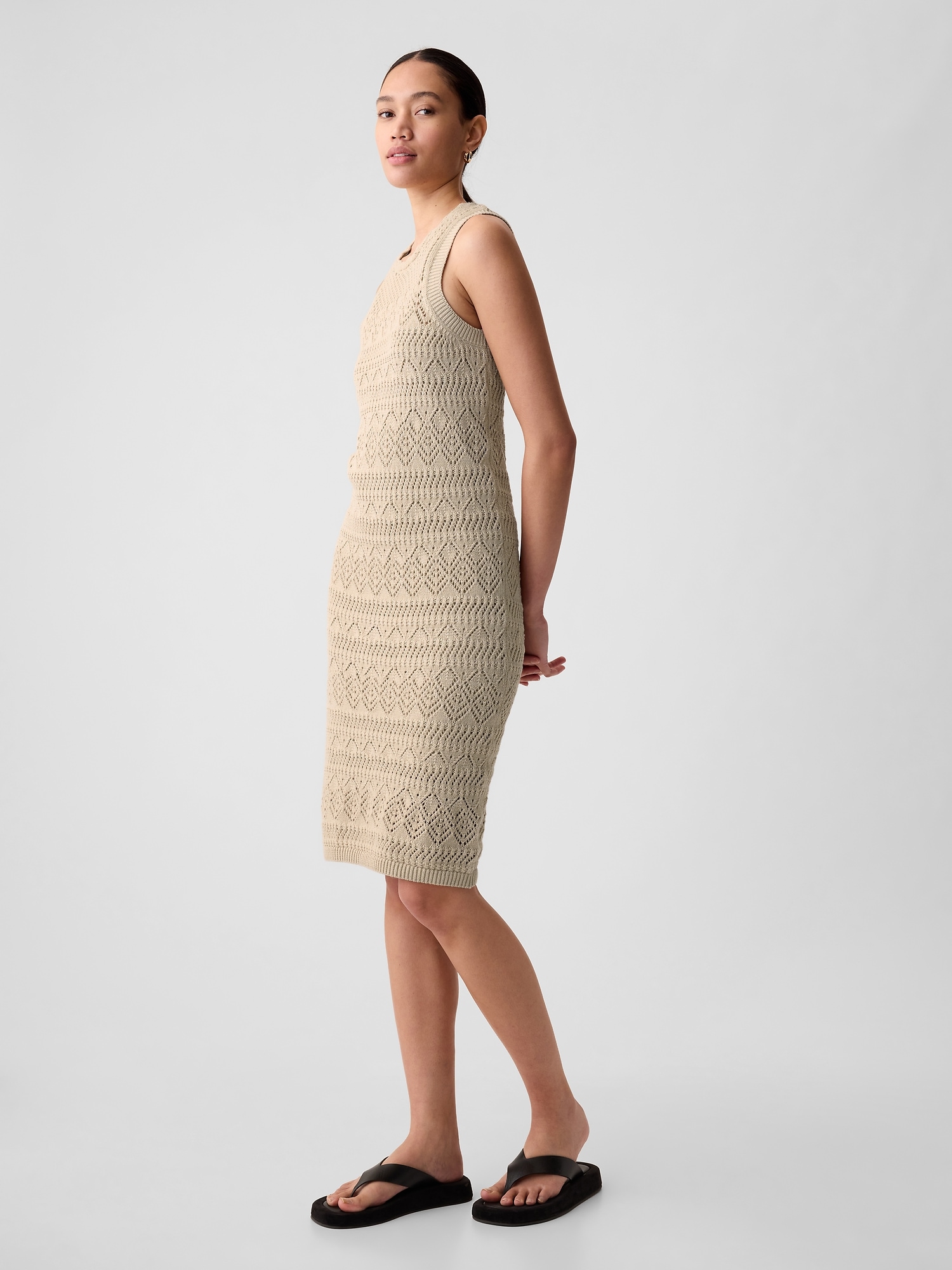 갭 Crochet Midi Dress