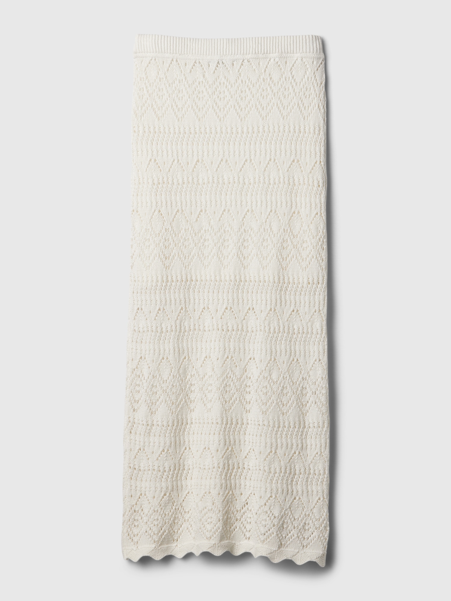 갭 Crochet Pull-On Midi Skirt
