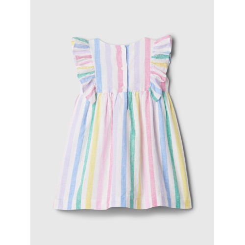 갭 babyGap Linen-Cotton Stripe Dress