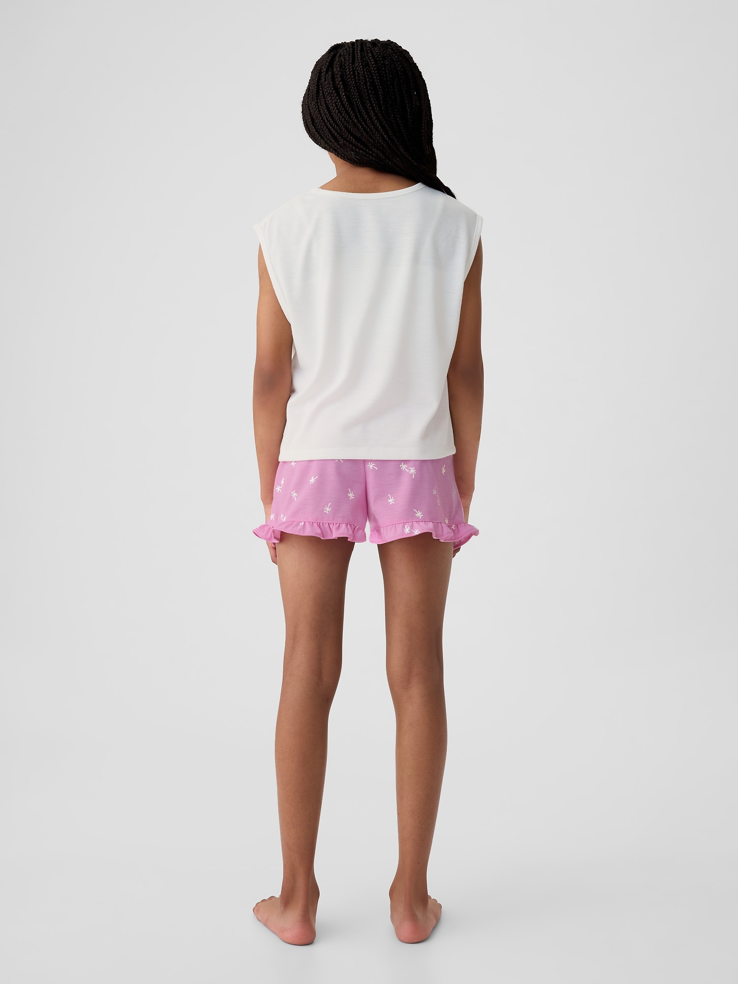 갭 Kids Recycled PJ Shorts Set