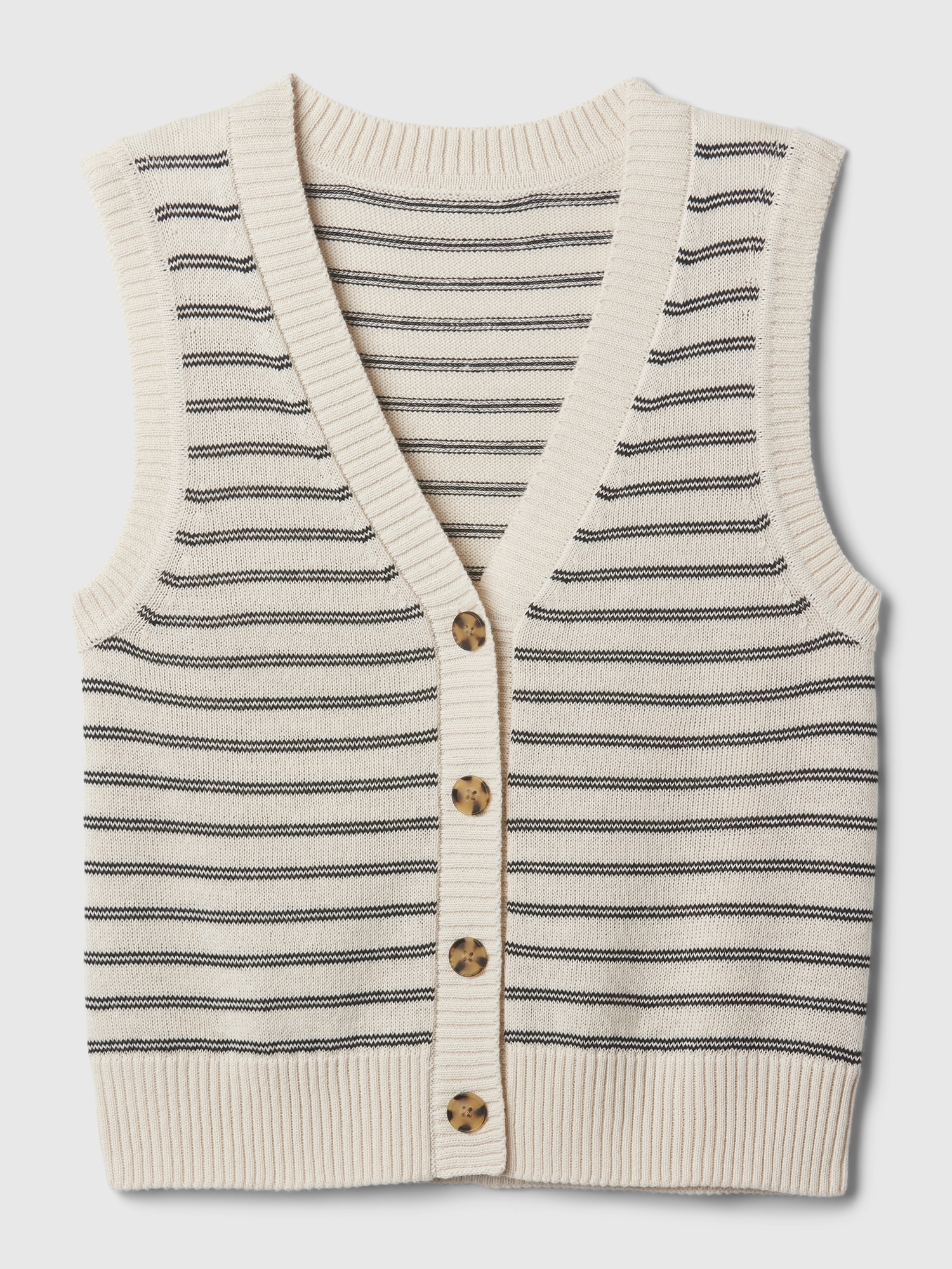 갭 Linen-Blend Sweater Vest