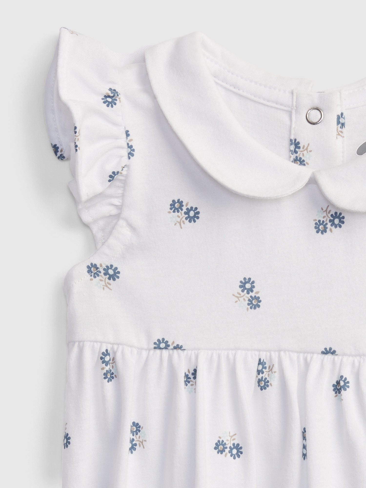 갭 Baby 100% Organic Cotton First Favorite Floral Bubble One-Piece