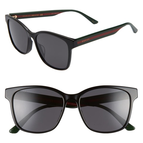 구찌 Gucci 56mm Sunglasses_BLACK