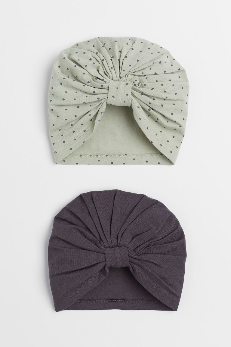 에이치앤엠 H&M 2-pack Cotton Turbans