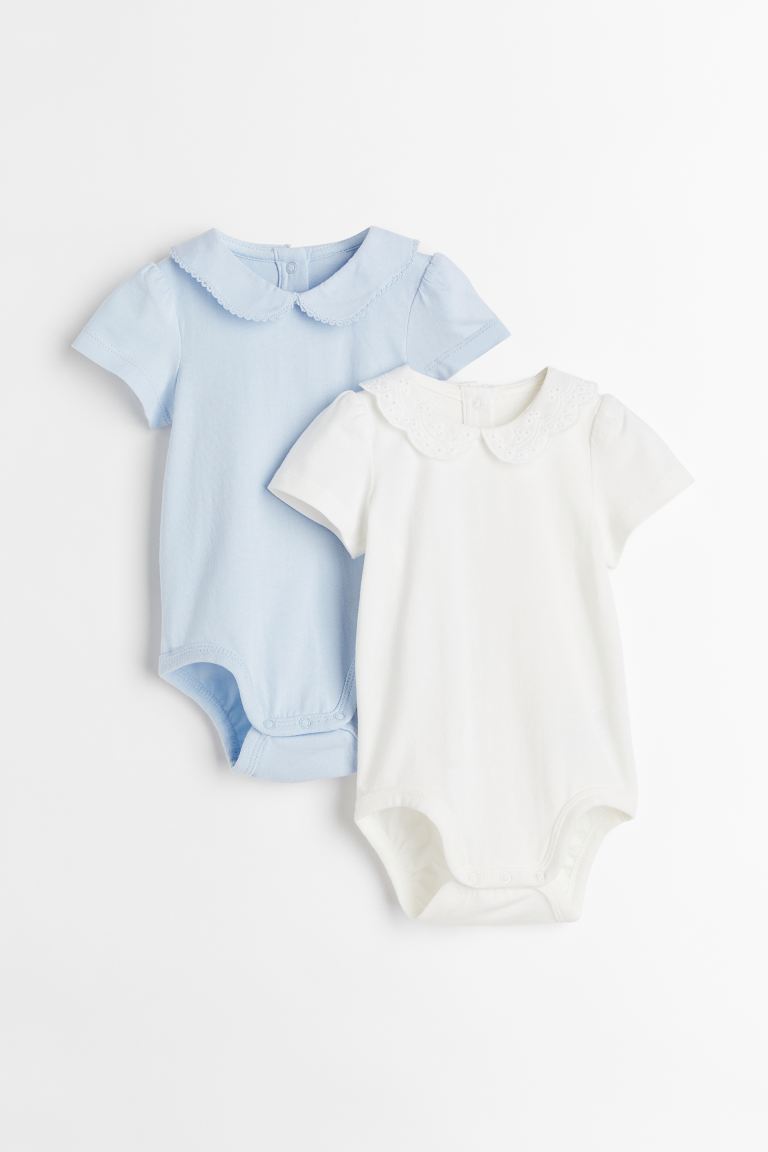 H&M 2-pack Collared Bodysuits