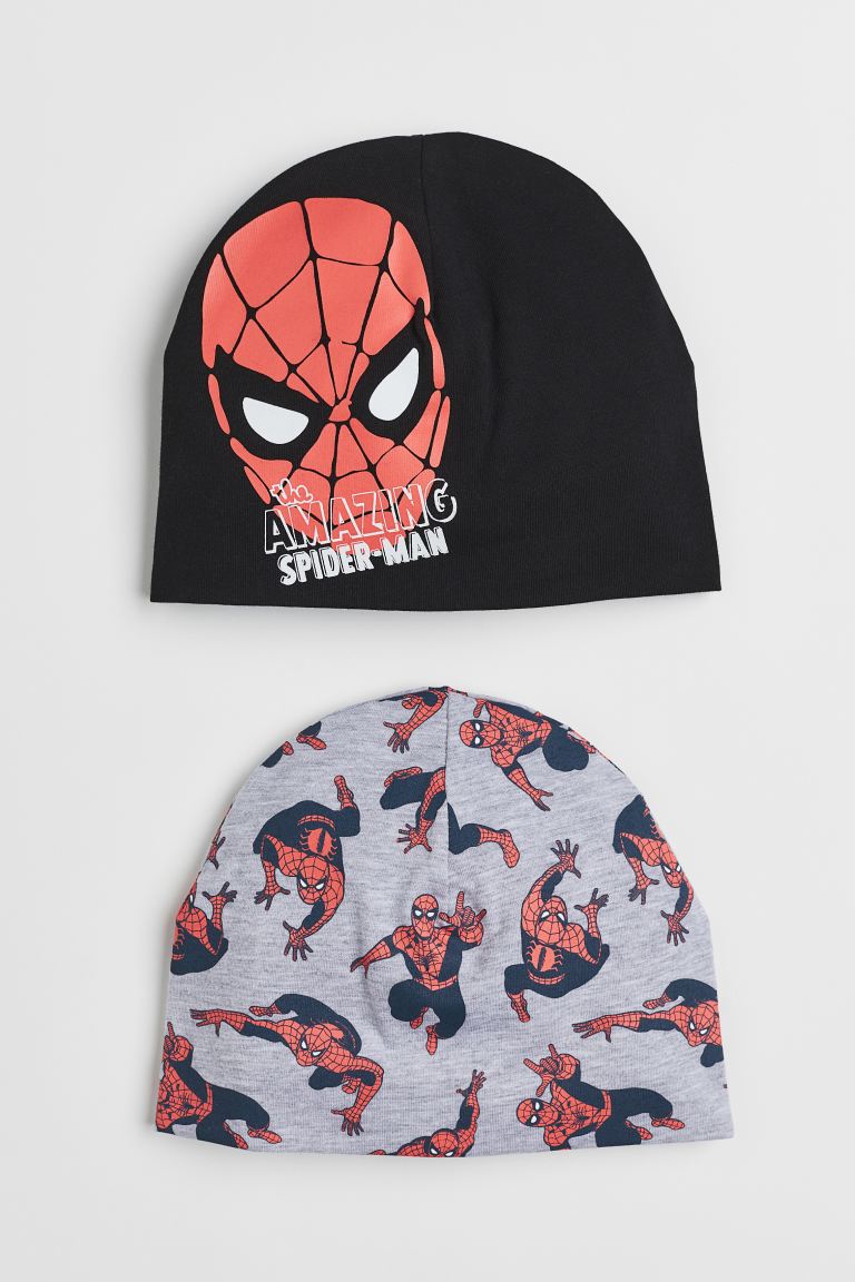 H&M 2-pack Printed Jersey Hats