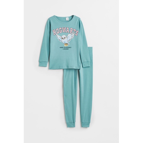 에이치앤엠 H&M Printed Cotton Jersey Pajamas