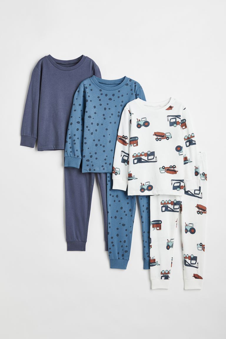 H&M 3-pack Cotton Jersey Pajamas