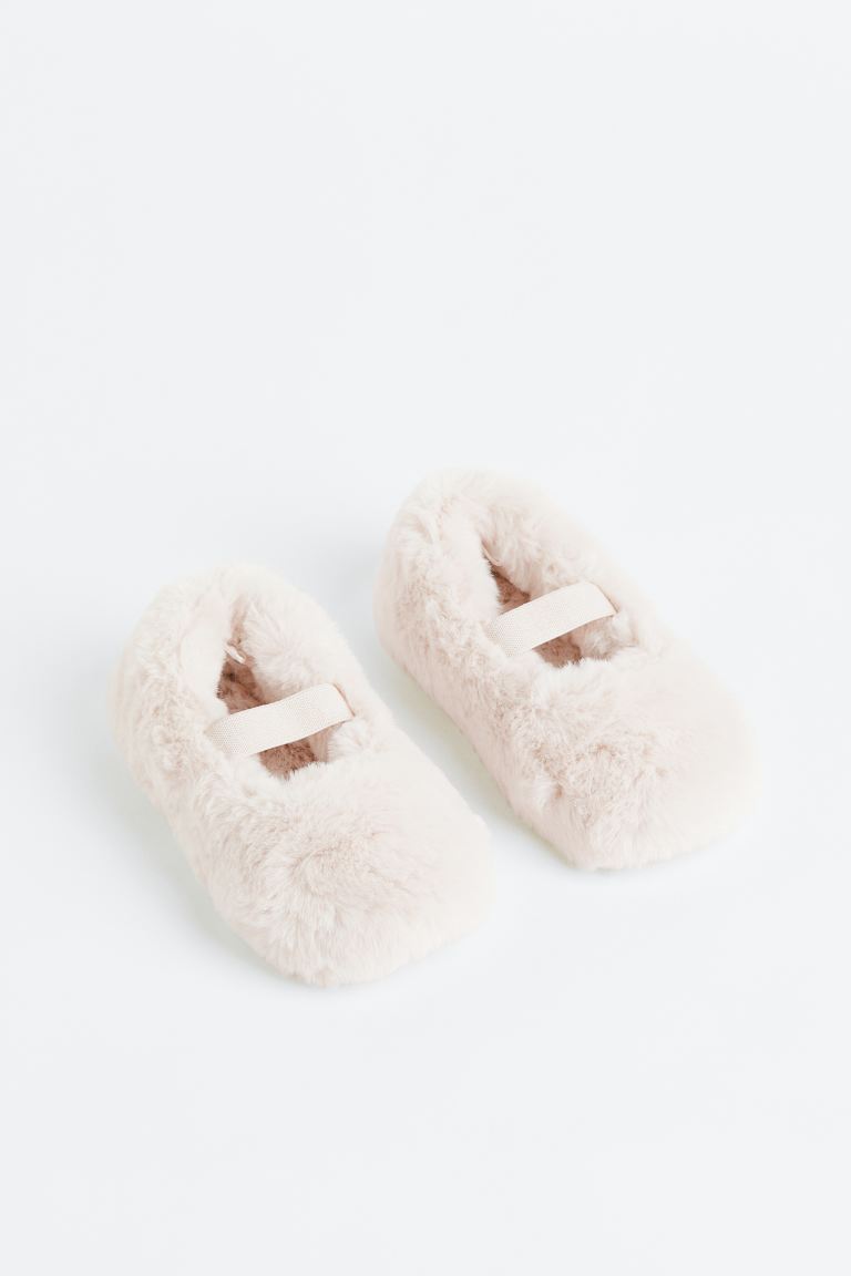 H&M Fluffy Ballet-style Slippers