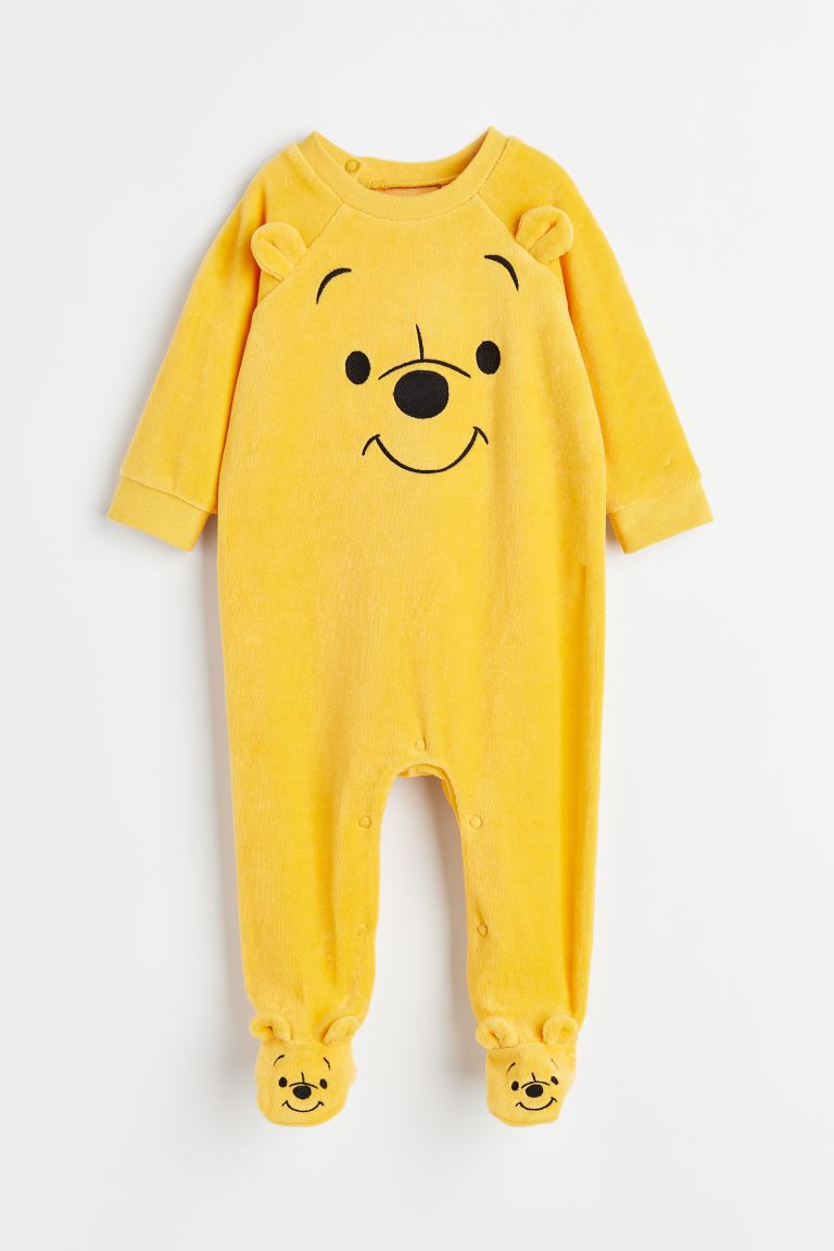H&M Velour Pajama Jumpsuit