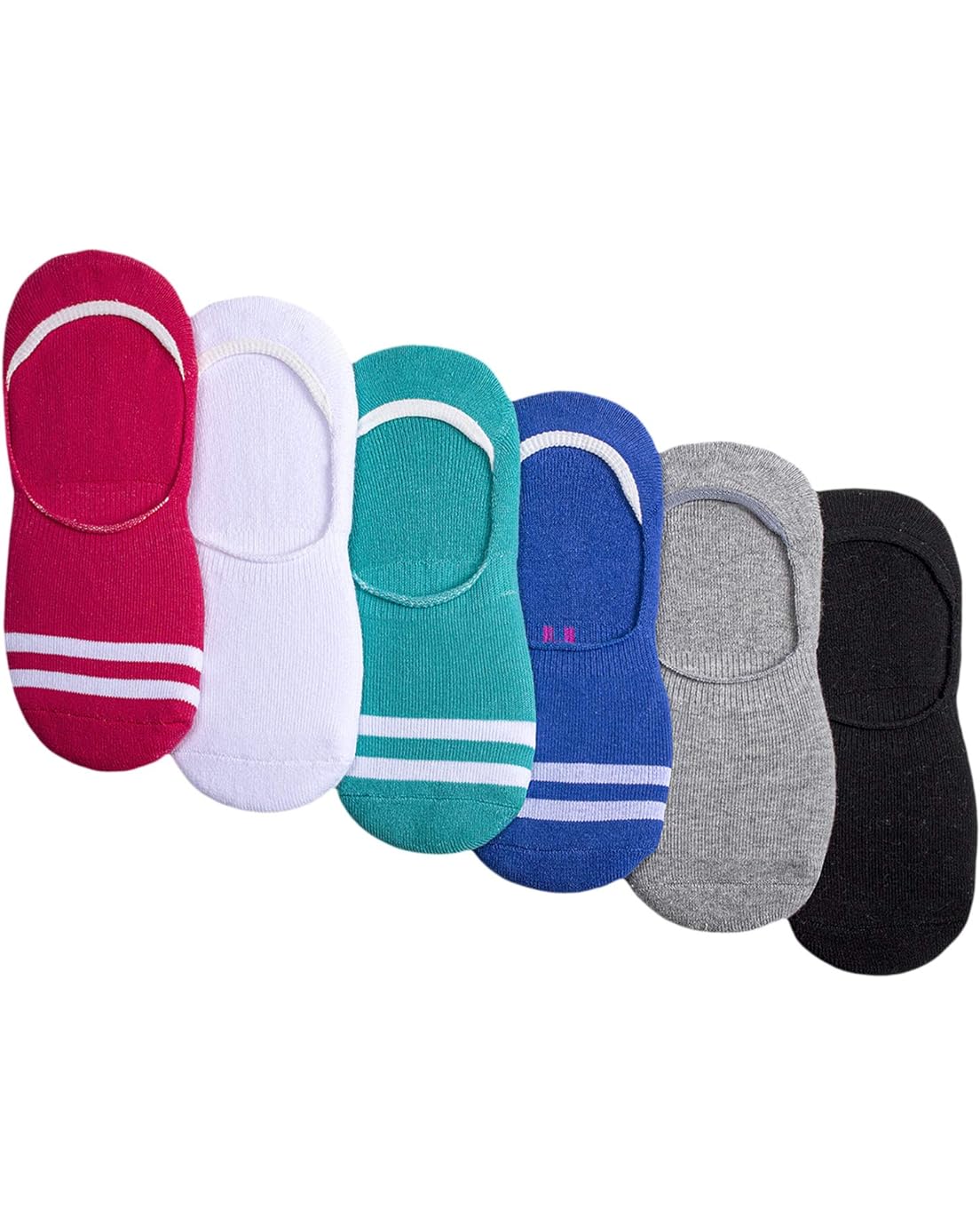 HUE Sneaker Liner with Cushion 6-Pair Pack