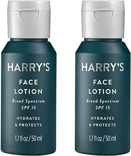 Harrys Face Lotion - Face Moisturizer - with SPF 15-3.4 fl oz (2 Count)