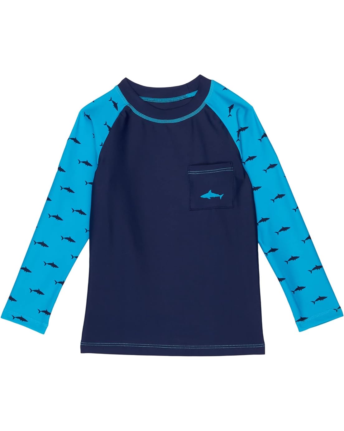 Hatley Kids Silhouette Sharks Long Sleeve Rashguard (Toddleru002FLittle Kidsu002FBig Kids)