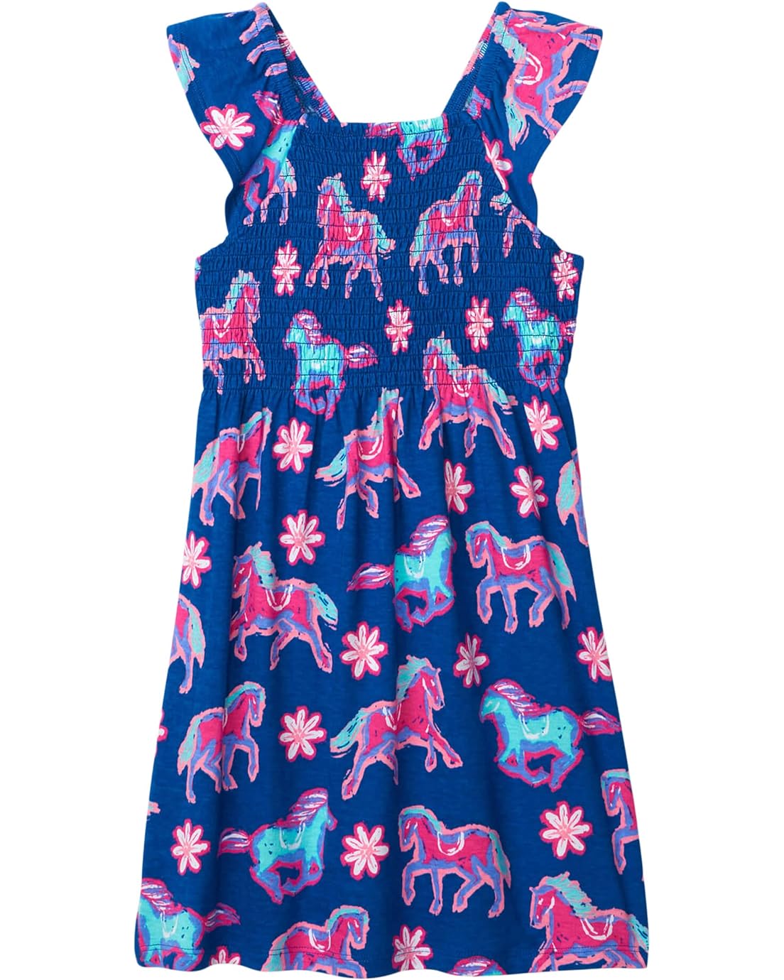 Hatley Kids Electric Horses Smocked Dress (Toddleru002FLittle Kidsu002FBig Kids)