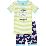 Hatley Kids Delightful Butterflies Organic Cotton Short Pajama Set (Toddleru002FLittle Kidsu002FBig Kids)
