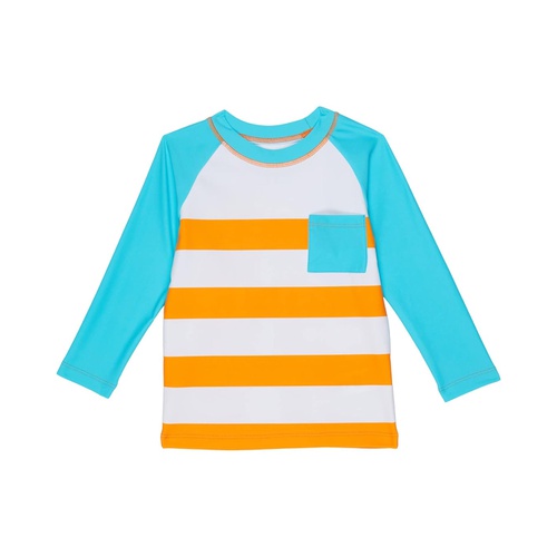 해틀리 Hatley Kids Orange Soda Stripes Long Sleeve Rashguard (Toddleru002FLittle Kidsu002FBig Kids)