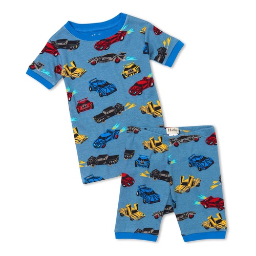 해틀리 Hatley Kids Cars Organic Cotton Short Pajama Set (Toddleru002FLittle Kidsu002FBig Kids)