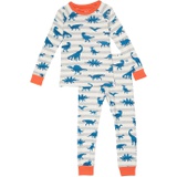 Hatley Kids Prehistoric Dinos Organic Cotton Pajama Set (Toddleru002FLittle Kidsu002FBig Kids)