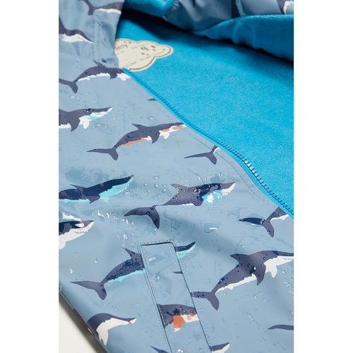 해틀리 Hatley Kids Swimming Sharks Colour Changing Splash Jacket (Toddleru002FLittle Kidsu002FBig Kids)