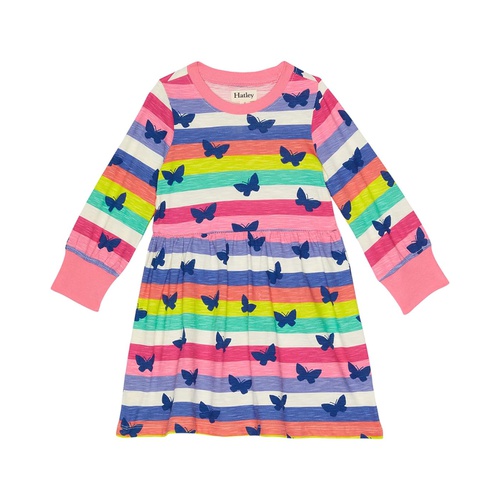 해틀리 Hatley Kids Rainbow Stripe Skater Dress (Toddleru002FLittle Kidsu002FBig Kids)