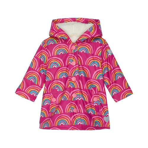 해틀리 Hatley Kids Rainy Rainbows Sherpa Lined Splash Jacket (Toddleru002FLittle Kidsu002FBig Kids)