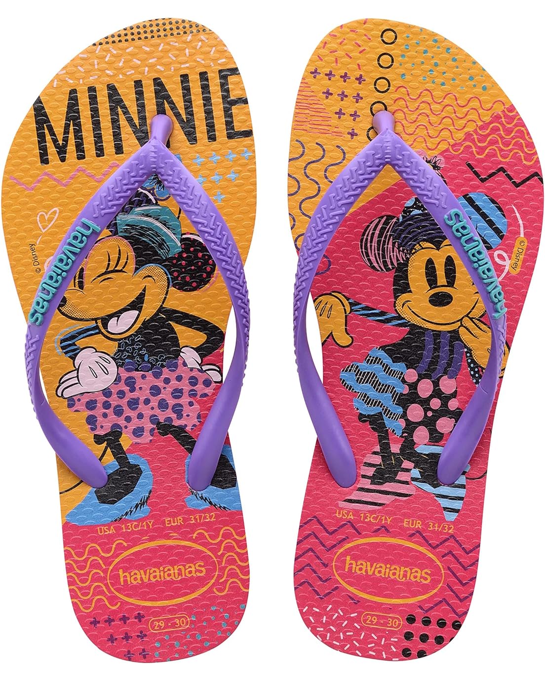 Havaianas Kids Slim Disney Cool Flip Flops (Toddleru002FLittle Kidu002FBig Kid)