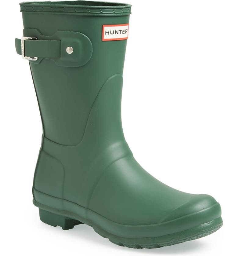 Hunter Original Short Waterproof Rain Boot_HUNTER GREEN