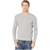 J.Crew Cotton-Cashmere Pique Line Stripe Crewneck Sweater