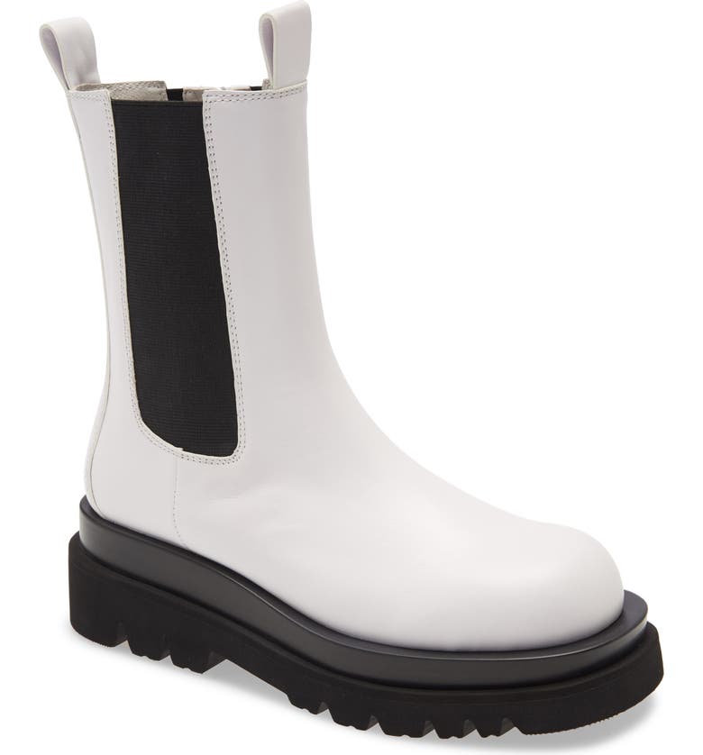 Jeffrey Campbell Tanked Chelsea Boot_WHITE LEATHER
