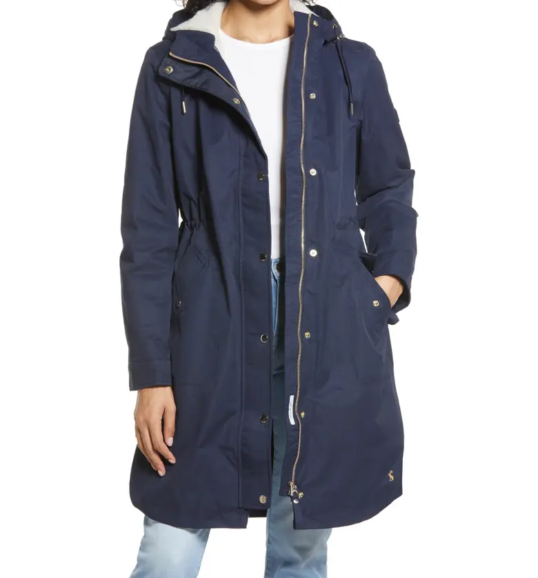 Joules Loxley Waterproof Hooded Raincoat_MARINE NAVY