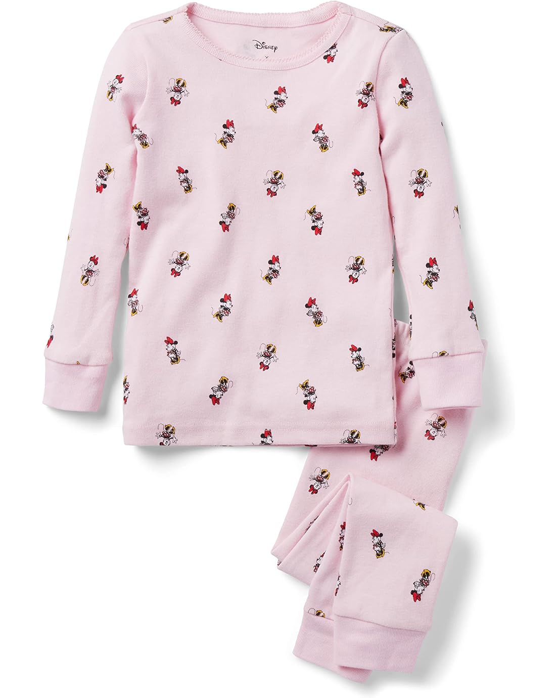 Janie and Jack Minnie Mouse Tight Fit Sleepwear (Toddleru002FLittle Kidsu002FBig Kids)