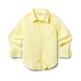 Janie and Jack Linen Roll Up Shirt (Toddler/Little Kids/Big Kids)