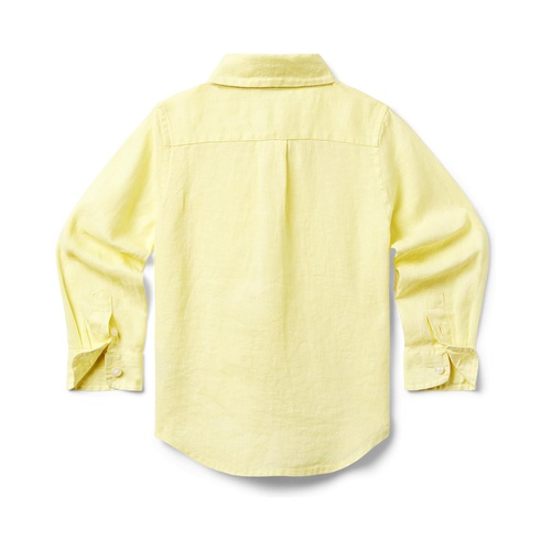 쟈니앤잭 Janie and Jack Linen Roll Up Shirt (Toddler/Little Kids/Big Kids)