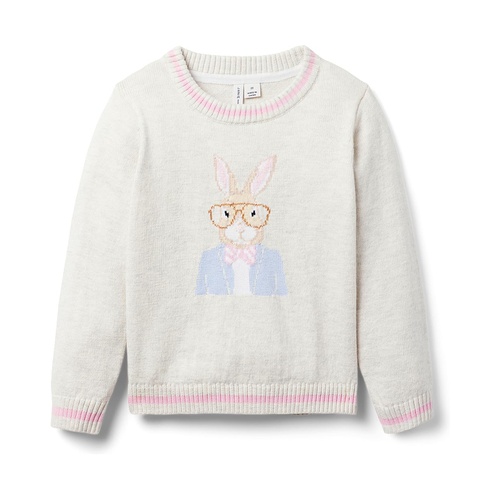 쟈니앤잭 Janie and Jack Bunny Icon Sweater (Toddler/Little Kids/Big Kids)