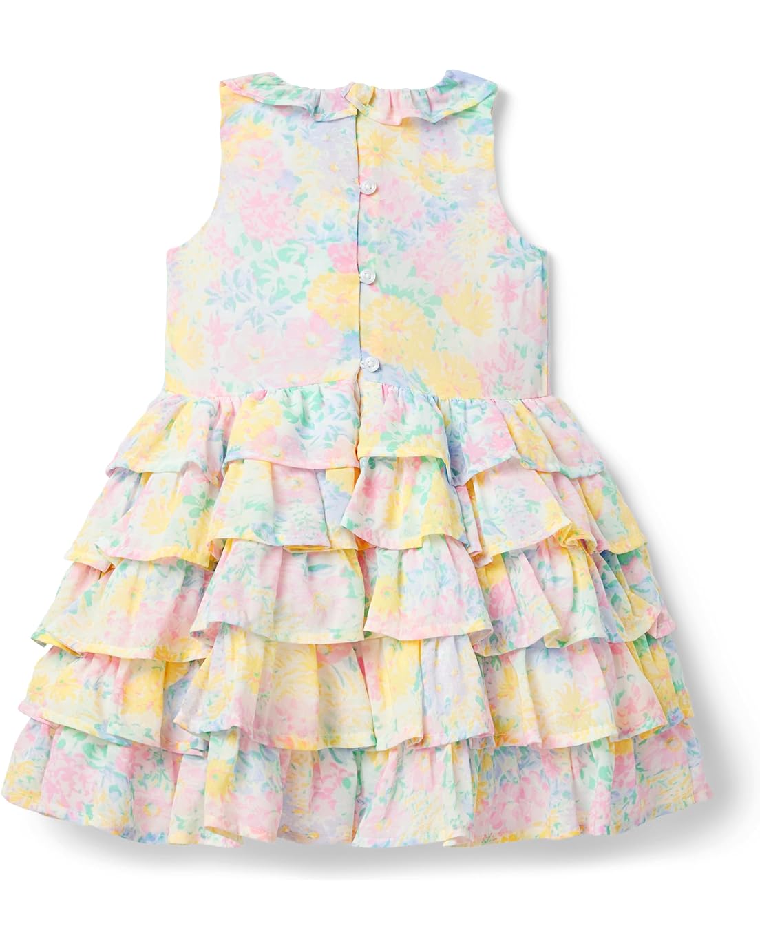 쟈니앤잭 Janie and Jack Tiered Floral Dress (Toddler/Little Kids/Big Kids)
