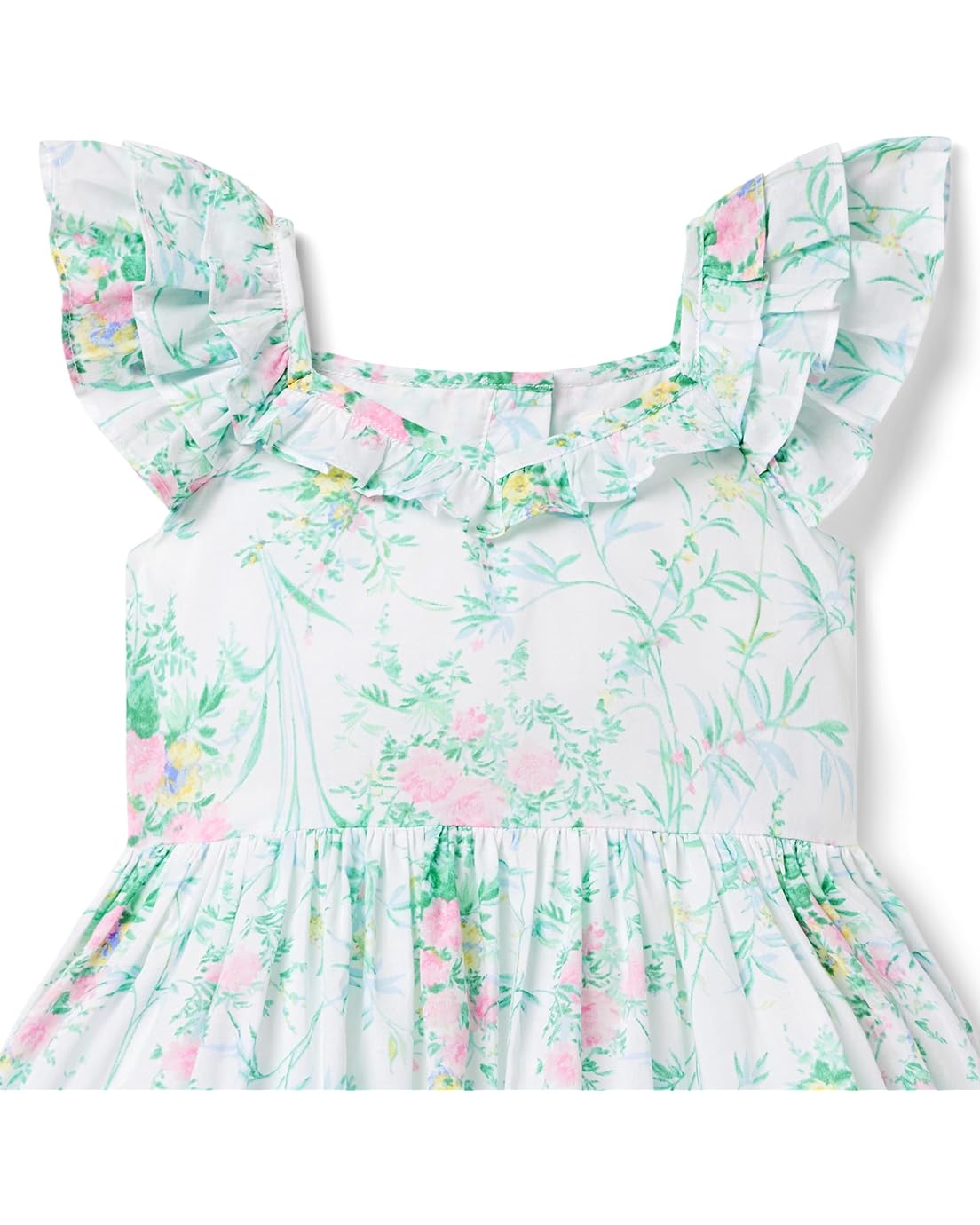 쟈니앤잭 Janie and Jack White Floral Dress (Toddler/Little Kids/Big Kids)
