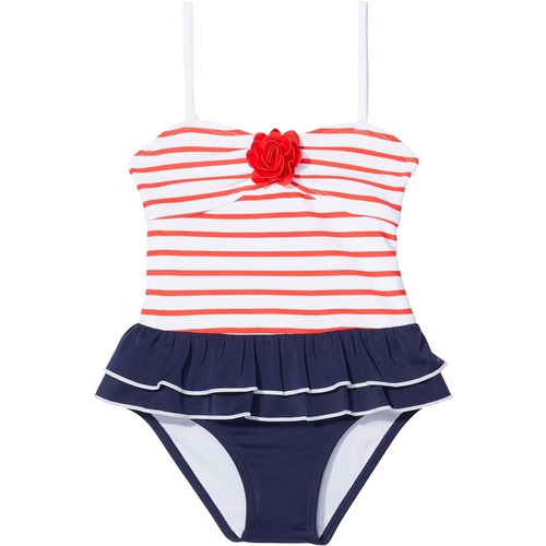 쟈니앤잭 Janie and Jack Retro Stripe American Swimsuit (Toddler/Little Kids/Big Kids)