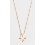 Jennifer Zeuner Jewelry Mini Hamsa Diamond Necklace