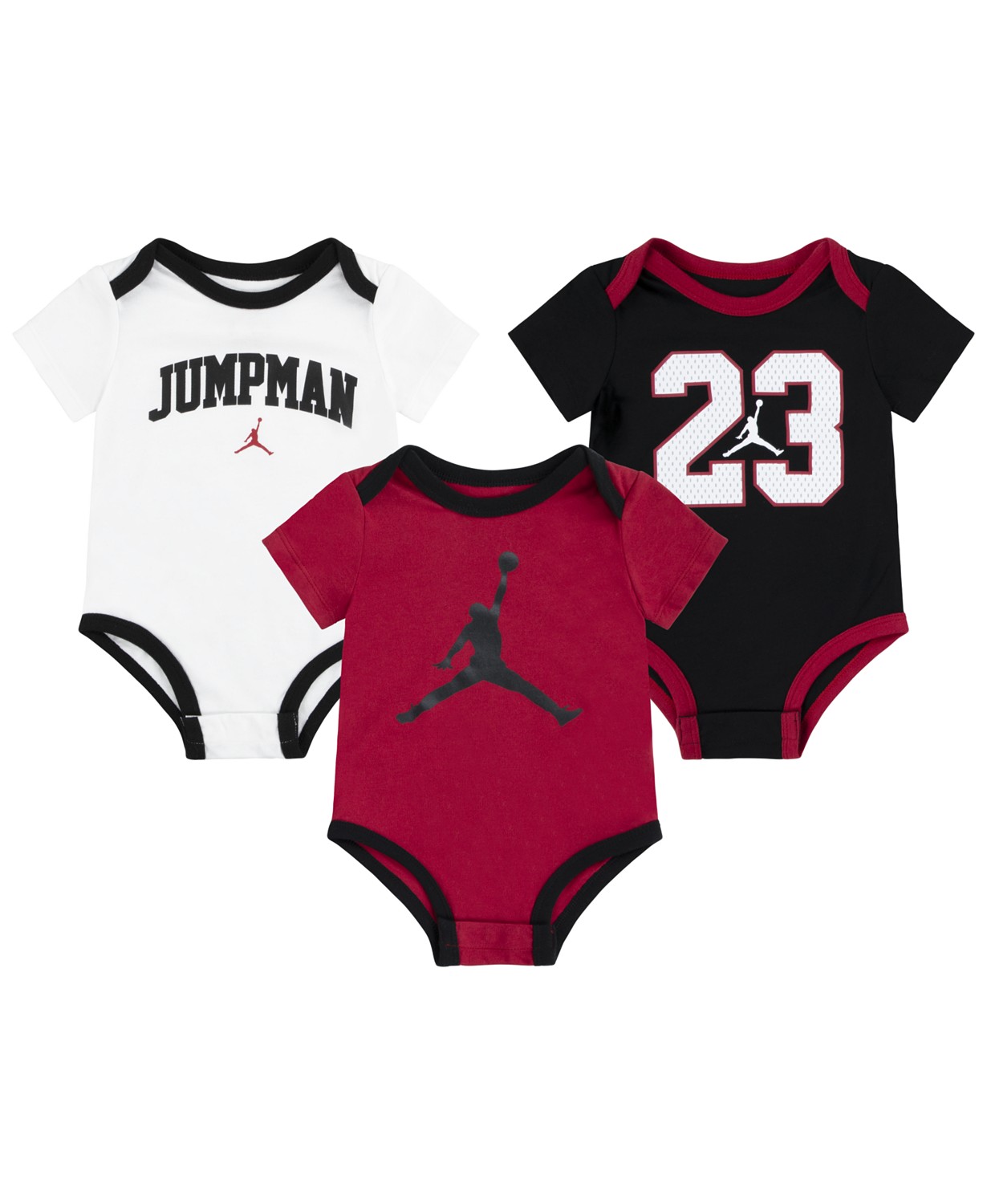 Baby Boys 3-Pack Jumpman 23 Bodysuits