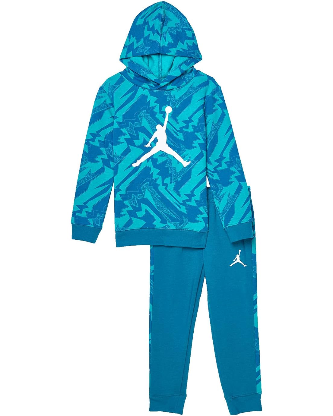 Jordan Kids MJ Essentials Fleece All Over Print Set (Toddler/Little Kids/Big Kids)