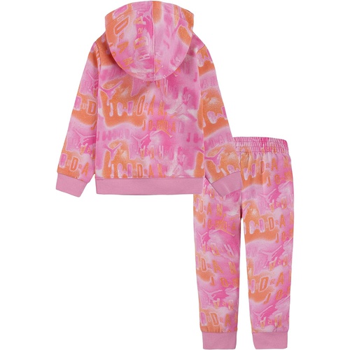  Jordan Kids Essentials All Over Print Fleece Pullover Set (Toddler)
