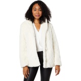 Kate Spade New York Single-Breasted Faux Fur Jacket