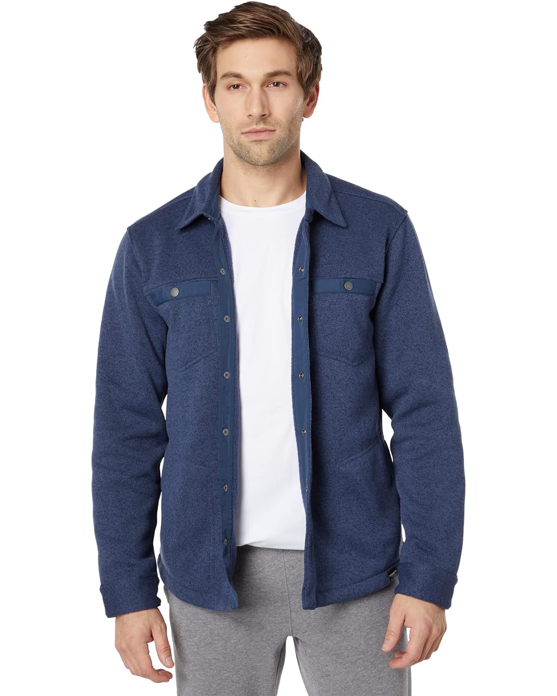 L.L.Bean Sweater Fleece Shirt Jac Regular
