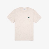 Lacoste Mens Regular Fit Speckled Print Cotton Jersey T-Shirt