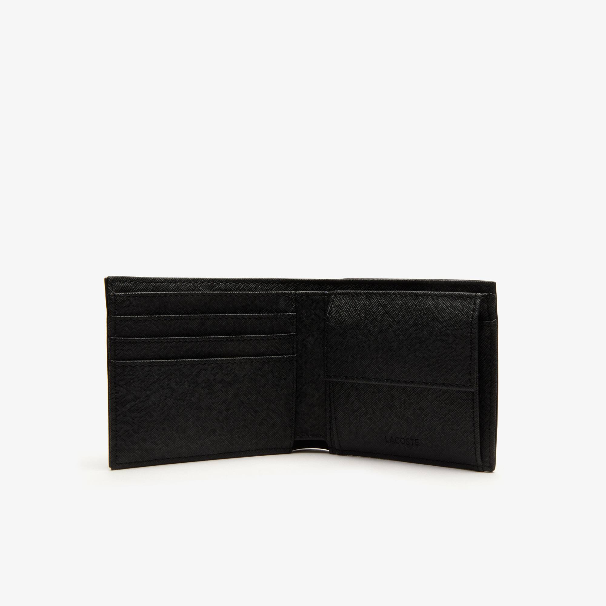 라코스테 Lacoste Mens Classic Petit Pique Three Card Wallet
