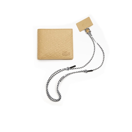 라코스테 Lacoste Menu2019s Wallet and Smartphone Lanyard Set