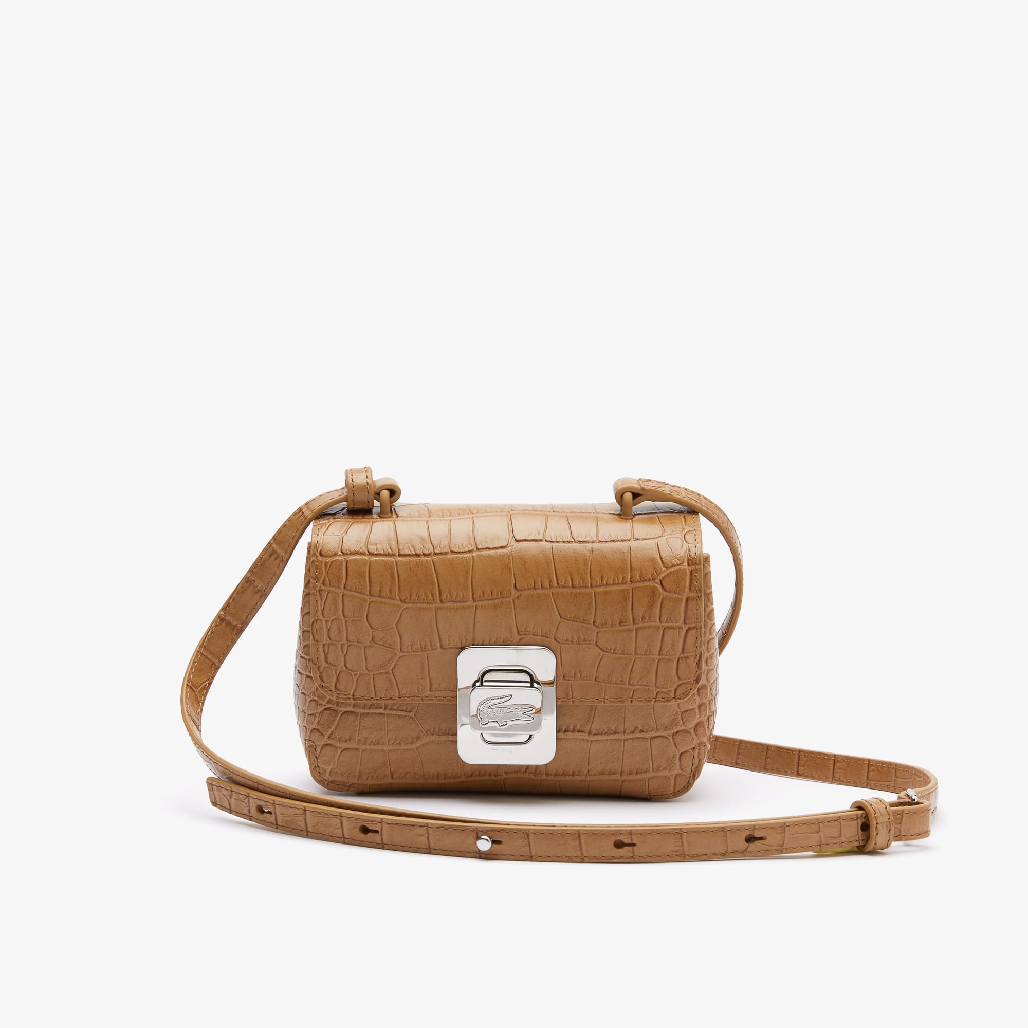 Lacoste Womens Leather Crossbody Bag