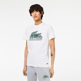 Lacoste Menu2019s Cotton Jersey Print T-Shirt