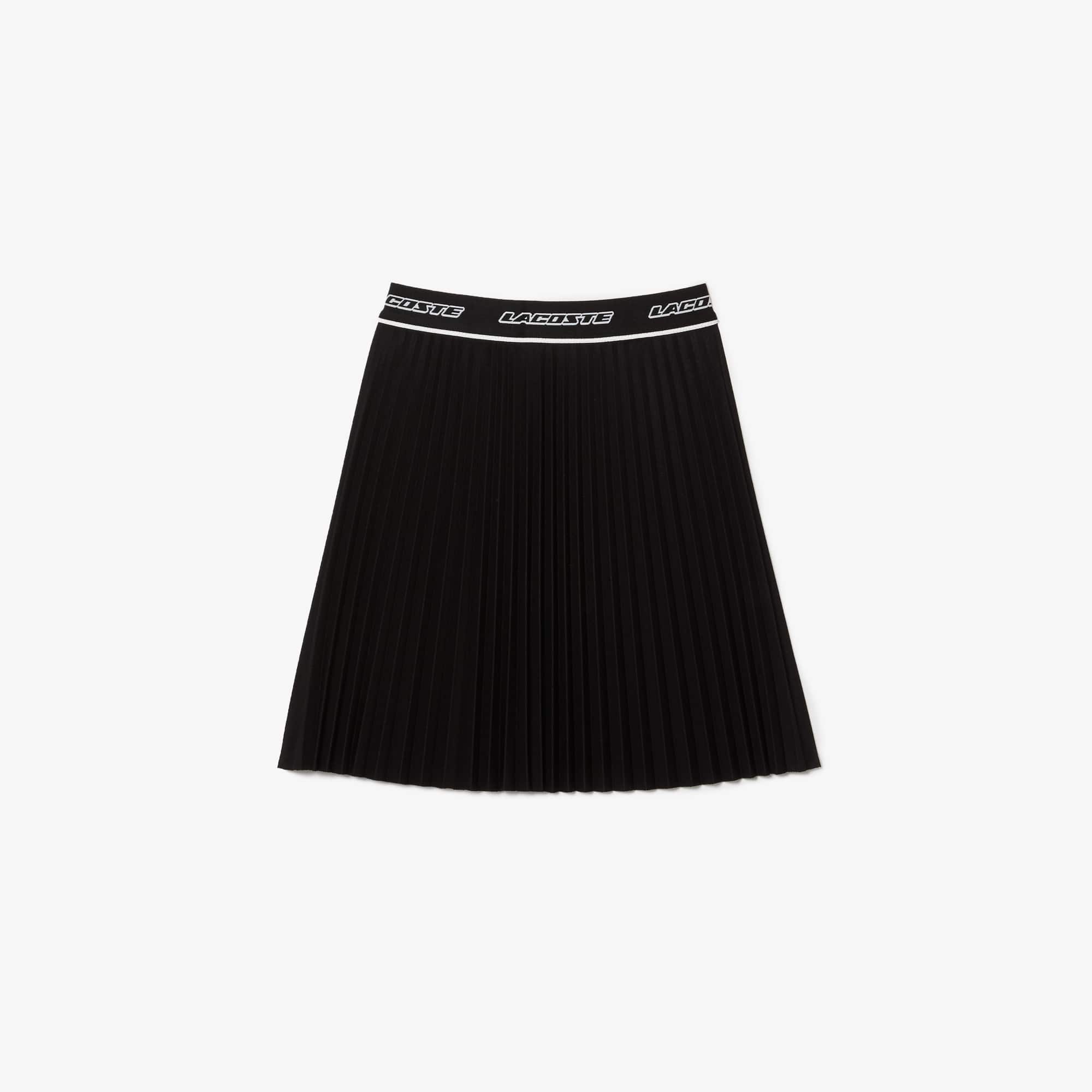 라코스테 Lacoste Womens Elasticized Waist Pleated Skirt