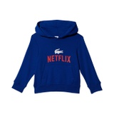 Lacoste Kids Long Sleeve Netflix Hooded Sweatshirt (Toddler/Little Kids/Big Kids)